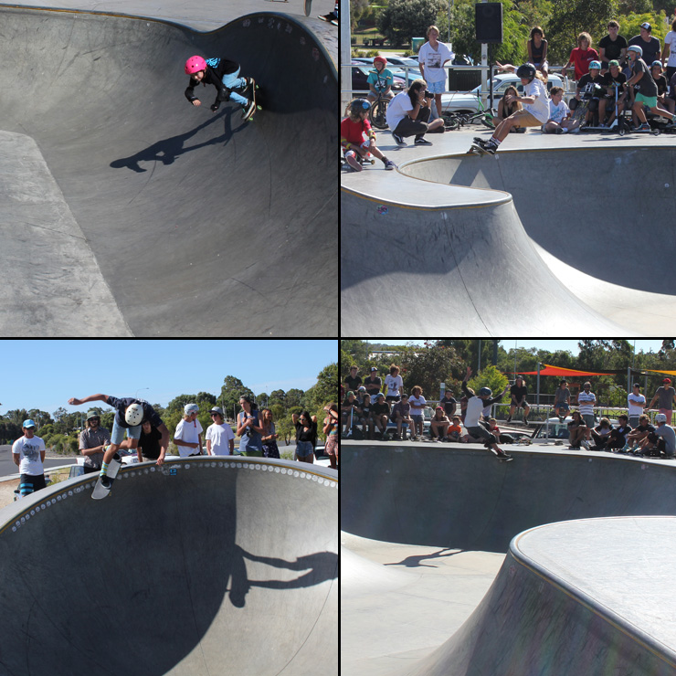 Dunsborough skatepark competition skateboard bowl 2014